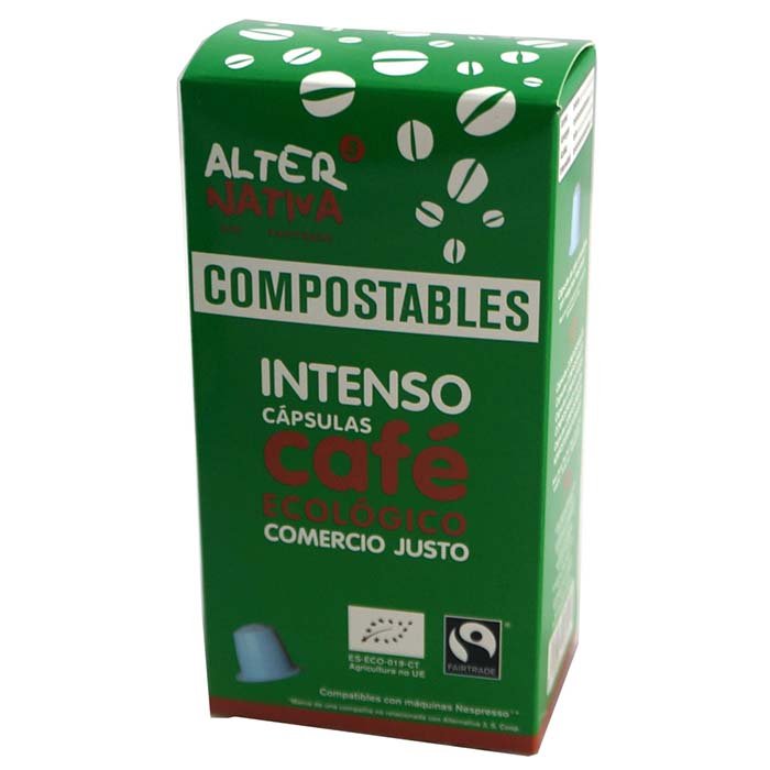 Café capsules Nespresso® compostables INTENSO
