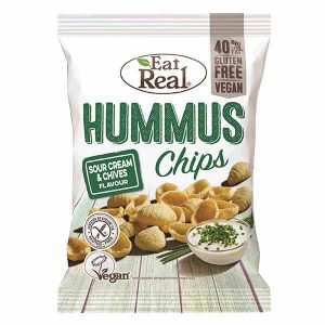 Hummus Chips Sour Cream and Chives Flavour