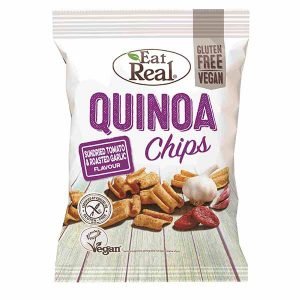 Quinoa Chips Sundried Tomato and Roasted Garlic