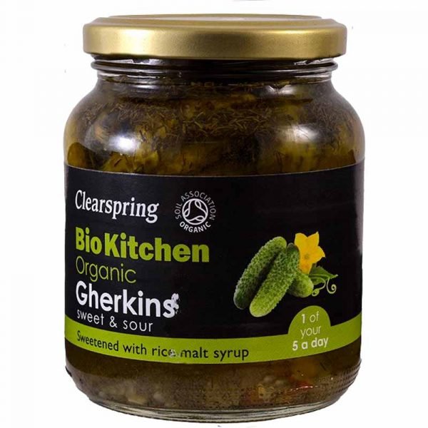 ORGANIC GHERKINS SWEET AND SOUR