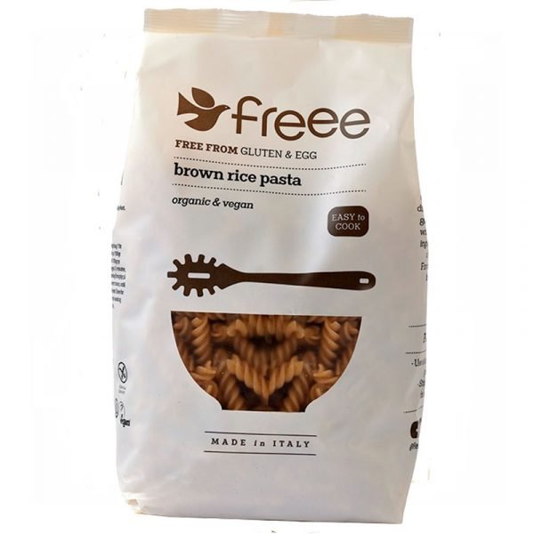 ORGANIC VEGAN GLUTEN AND EGG FREE BROWN RICE PASTA