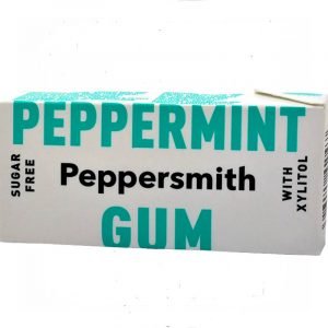 Sugar Free Peppermint Chewing gum with Xylitol