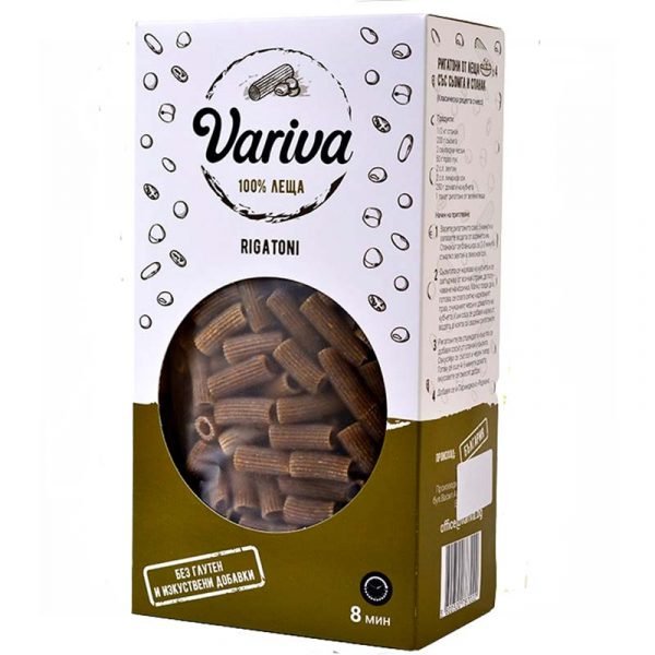 VARIVA ORGANIC RIGATONI PASTA BROWN